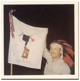 Gornik w/Fakawee Flag and headdress