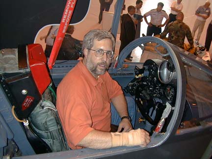 Me in U-2S cockpit